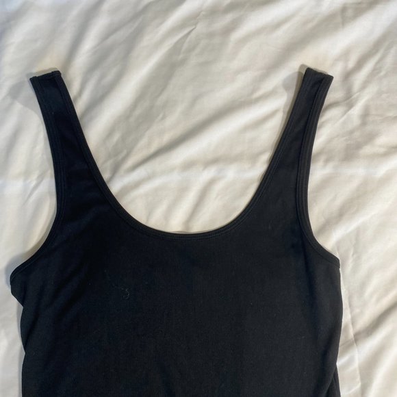 Fab'rik | Black Scoop Neck Body Suit | Size: Small - Picture 4 of 5